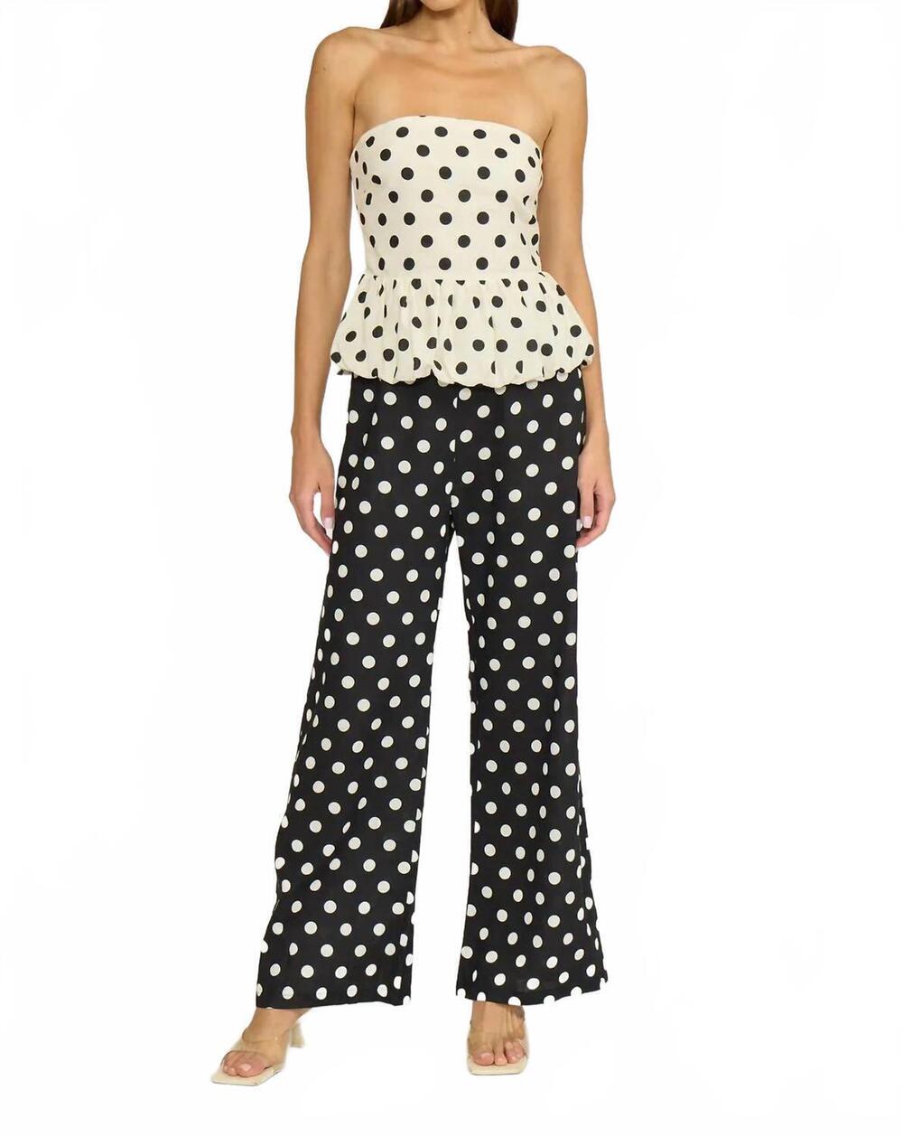 NEW LUCY PARIS lylah pant in black